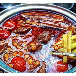 چلوخورشت قیمه سیب زمینی